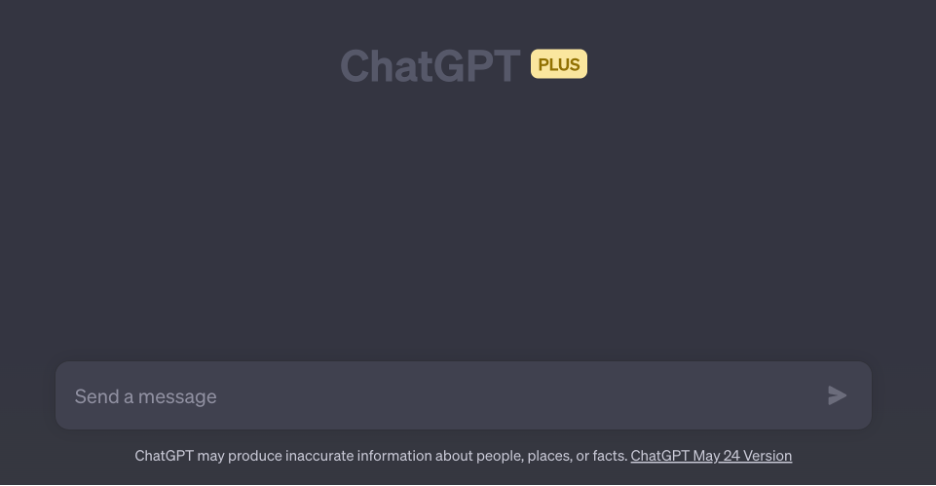 screenshot of chatgpt input screen