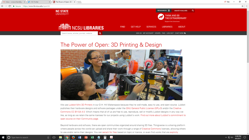 Maker  NC State University Libraries